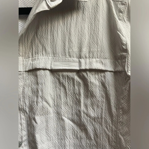 Eddie  Bauer Women's UPF Guide 2.0 Snap Button Shirt 19” PTP Sz M - Picture 8 of 12